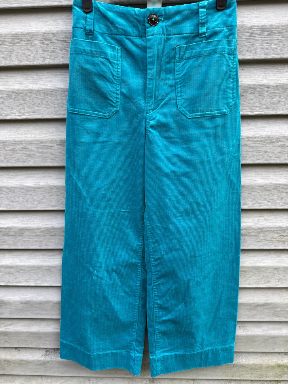 Anthropologie | NWT Colette Turquoise Corduroy Pant size 25